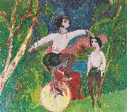 Ernst Ludwig Kirchner Der Einradfahrer Germany oil painting artist